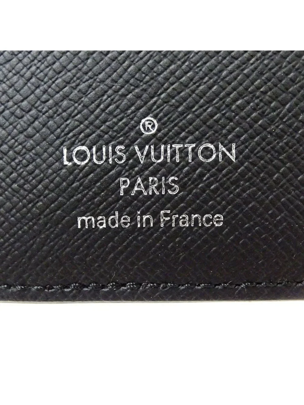 Louis Vuitton Card Case Damier Graphite Canvas Pocket Organizer Black Foldable